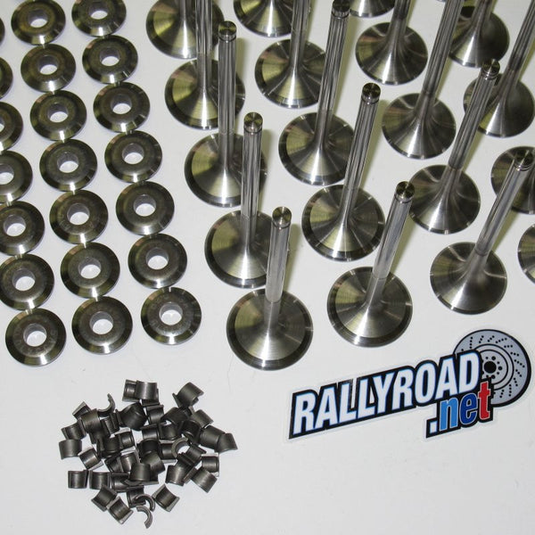 Titanium Valves with titanium retainers and keepers RallyRoad