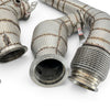 S63 BMW F90 M5 DOWNPIPES with HIGH FLOW CATS